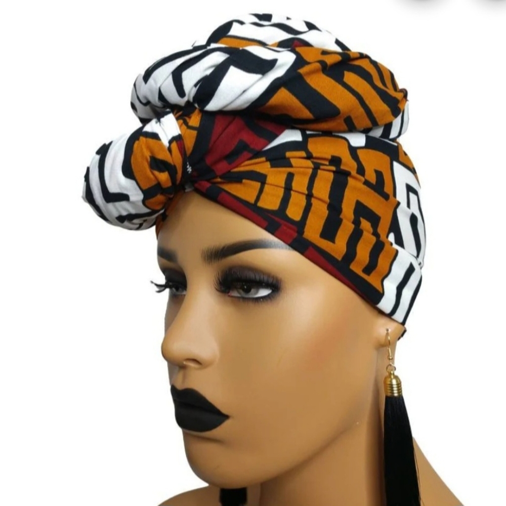 African print headwrap